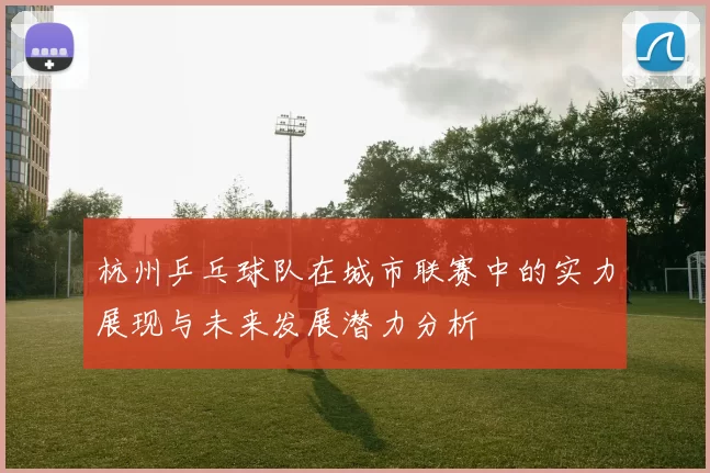 杭州乒乓球队在城市联赛中的实力展现与未来发展潜力分析